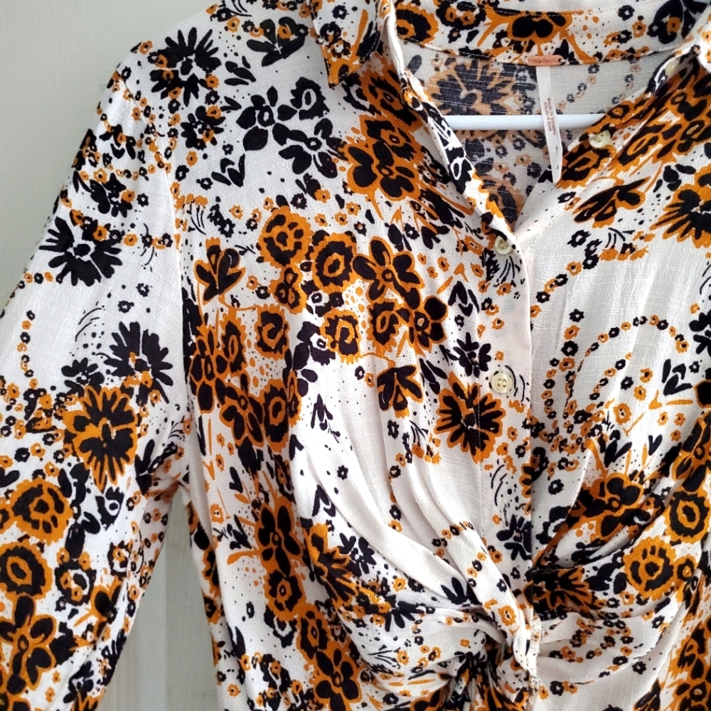 Free People Floral Long dress